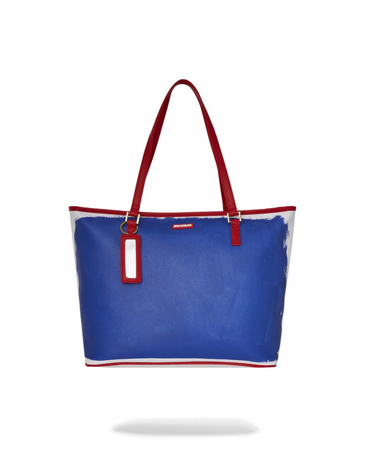 KEITH HARING THE BIG BLUE PURSE ART TOTE | Sprayground US