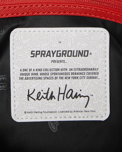 KEITH HARING THE BIG BLUE PURSE ART TOTE | Sprayground US