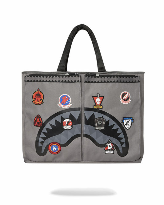 TOP GUN FLIGHT CREW OFFICIAL COLLAB PILOT TOTE | Sprayground Discount