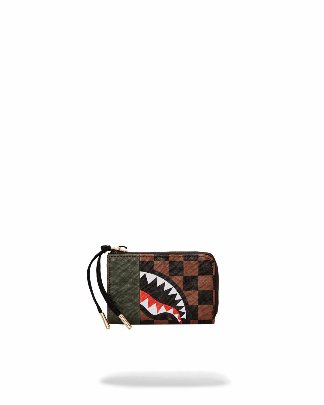 EXTERIOR GOLD ZIP POCKET SHARKS IN PARIS WALLET | Sprayground Discount