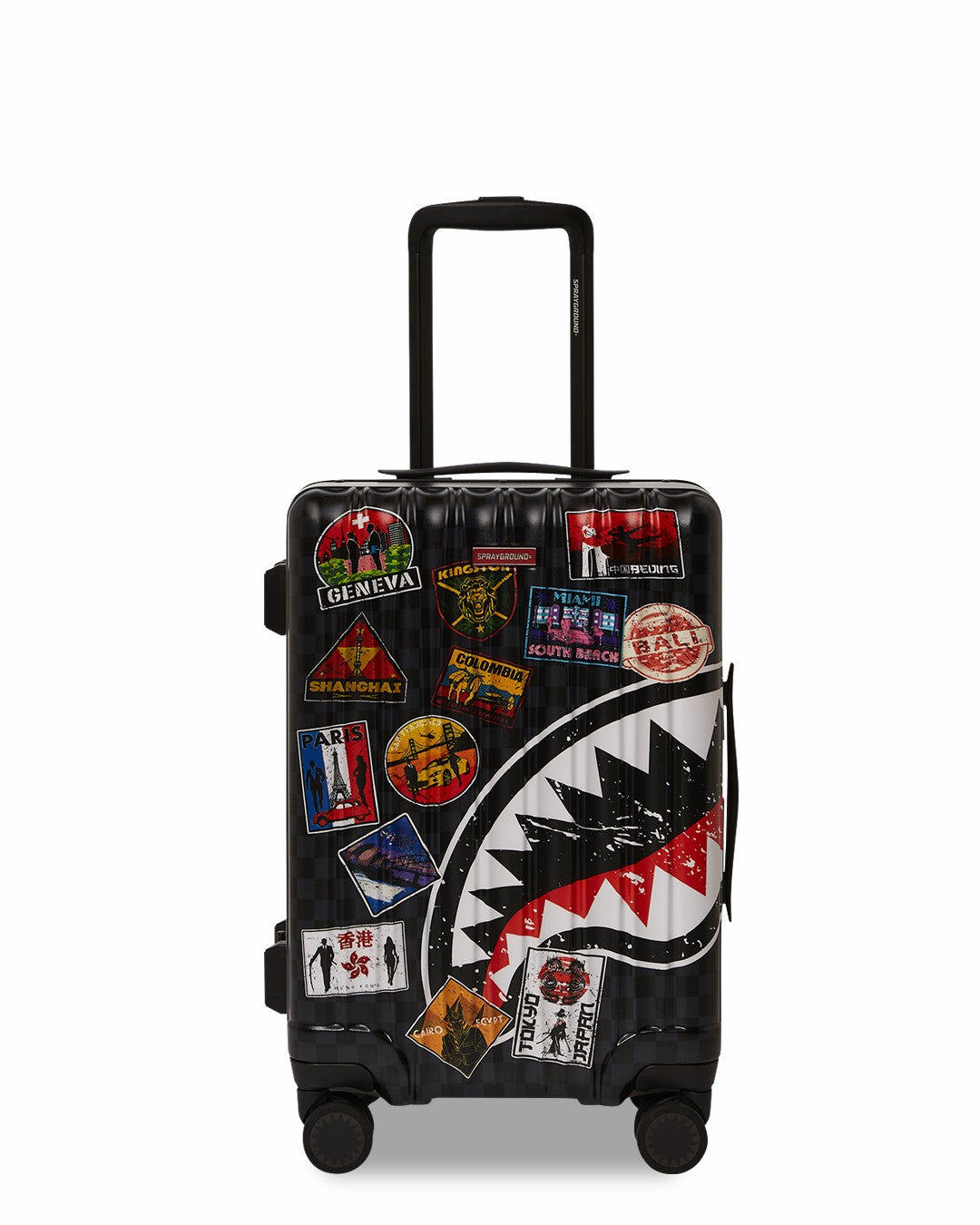 GLOBAL MOGUL UNLIMITED MILES SHARKNAUTICS HARDSHELL CARRY-ON LUGGAGE | Sprayground US