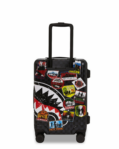 GLOBAL MOGUL UNLIMITED MILES SHARKNAUTICS HARDSHELL CARRY-ON LUGGAGE | Sprayground US