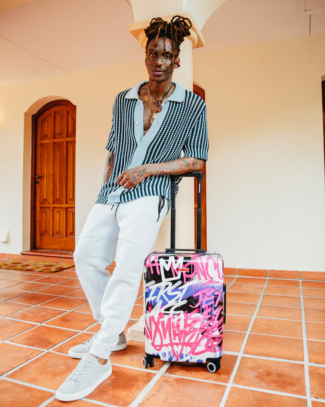 SHARK ATELIER SHARKNAUTICS HARDSHELL CARRY-ON LUGGAGE | Sprayground US