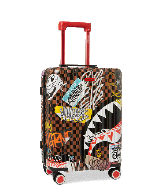 SHARKS IN PARIS THE RIZZ SHARKNAUTICS HARDSHELL CARRY-ON LUGGAGE | Sprayground Clearance