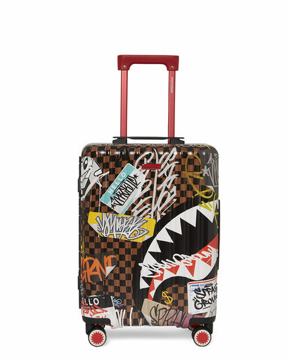SHARKS IN PARIS THE RIZZ SHARKNAUTICS HARDSHELL CARRY-ON LUGGAGE | Sprayground Clearance