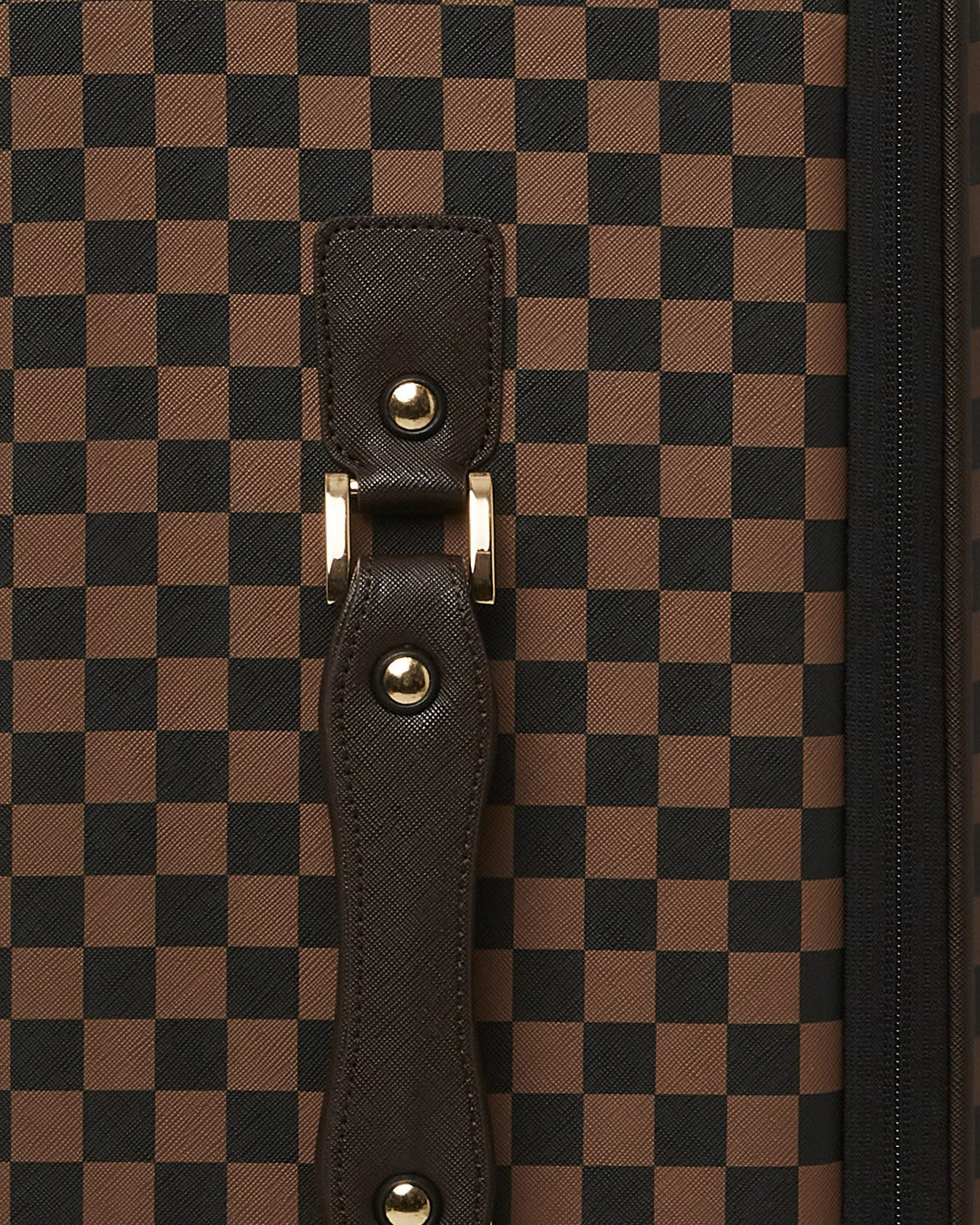 EXTERIOR GOLD ZIP POCKET SHARKS IN PARIS JETSETTER CARRY-ON LUGGAGE | Sprayground Discount