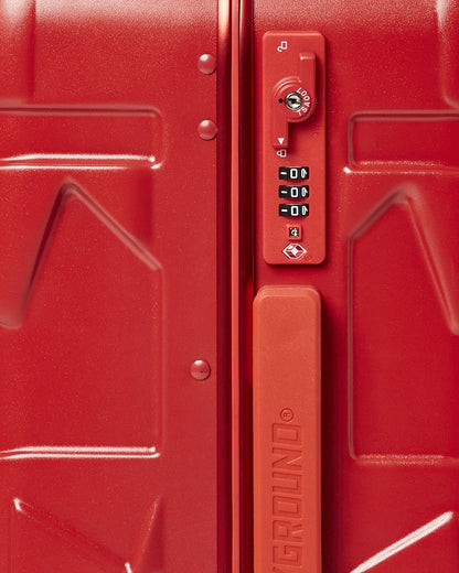 MOLDED SHARKITECTURE RED HARDSHELL CARRY-ON LUGGAGE | Sprayground Online