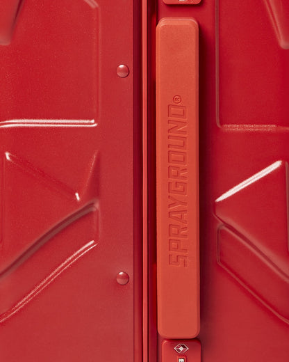 MOLDED SHARKITECTURE RED HARDSHELL CARRY-ON LUGGAGE | Sprayground Online