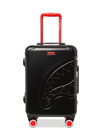MOLDED SHARKITECTURE BLACK HARDSHELL CARRY-ON LUGGAGE | Sprayground Near Me