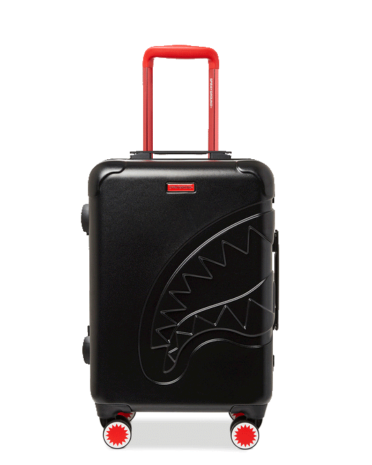 MOLDED SHARKITECTURE BLACK HARDSHELL CARRY-ON LUGGAGE | Sprayground Near Me