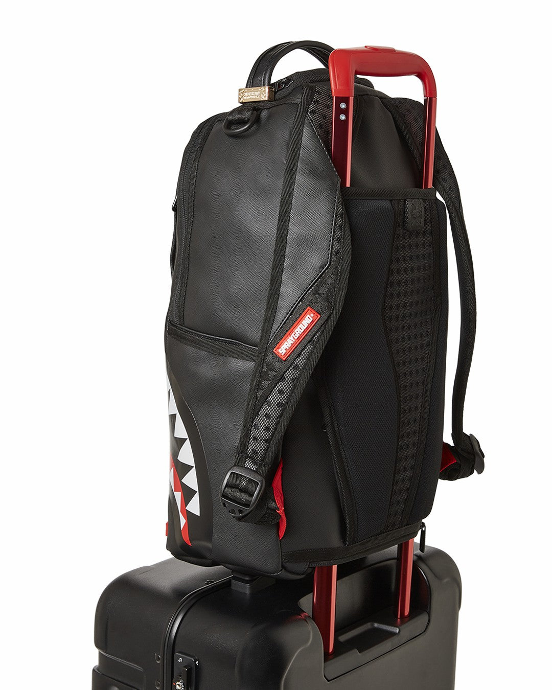 MOLDED SHARKITECTURE BLACK HARDSHELL CARRY-ON LUGGAGE | Sprayground Near Me