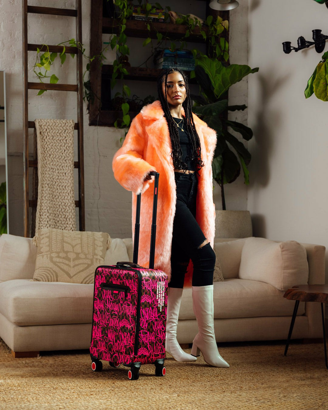 JETGRAPHIX JETSETTER CARRY-ON LUGGAGE | Sprayground for sale