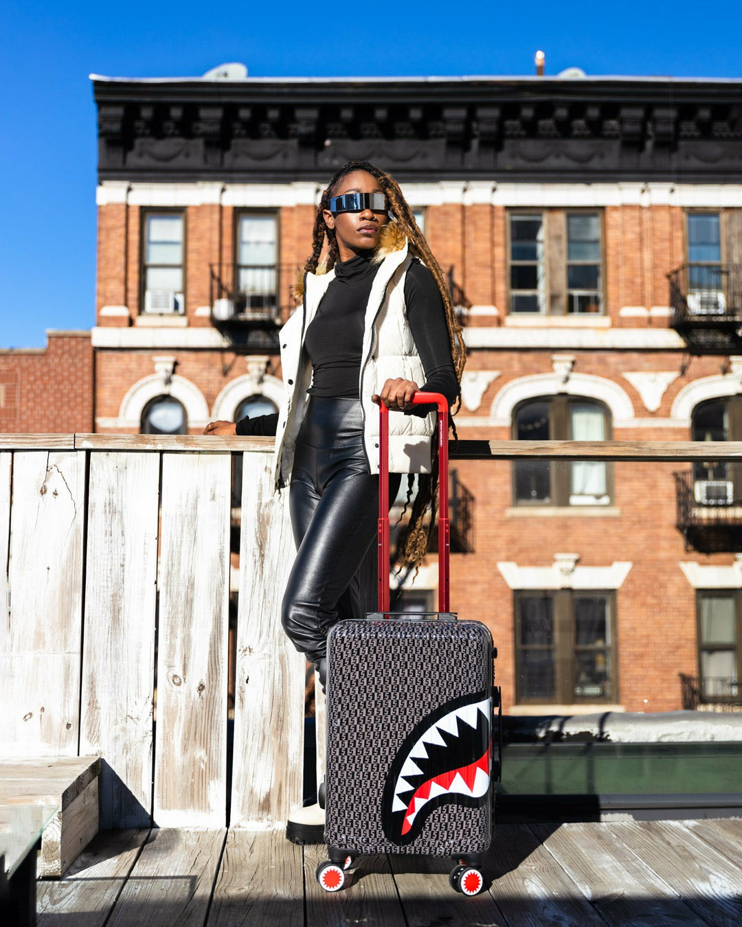 SPRAYGATTI REVV SHARKNAUTICS HARDSHELL CARRY-ON LUGGAGE | Sprayground Clearance