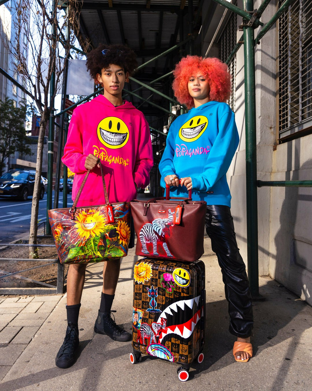 GLOBAL MOGUL POPAGANDA RON ENGLISH EDITION HARDSHELL CARRY-ON LUGGAGE | Sprayground Online