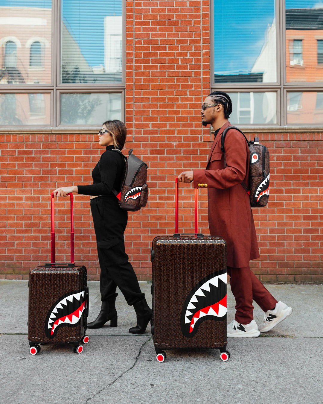 FRENZY SHARKS SHARKNAUTICS HARDSHELL CARRY-ON LUGGAGE | Sprayground Near Me