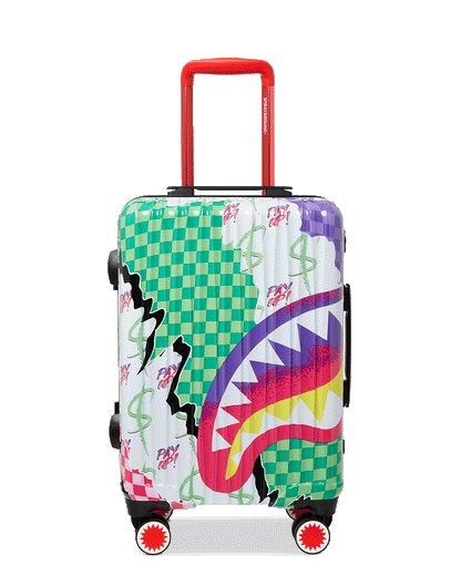 DREAMY TECHNICOLOR SHARKNAUTICS HARDSHELL CARRY-ON LUGGAGE | Sprayground Clearance