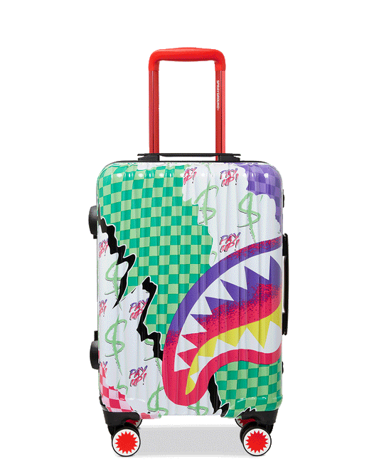 DREAMY TECHNICOLOR SHARKNAUTICS HARDSHELL CARRY-ON LUGGAGE | Sprayground Clearance