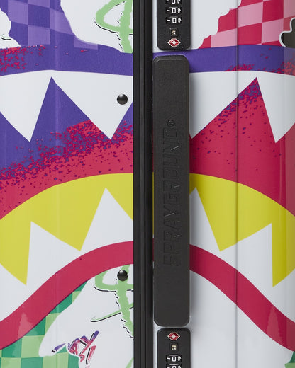 DREAMY TECHNICOLOR SHARKNAUTICS HARDSHELL CARRY-ON LUGGAGE | Sprayground Clearance