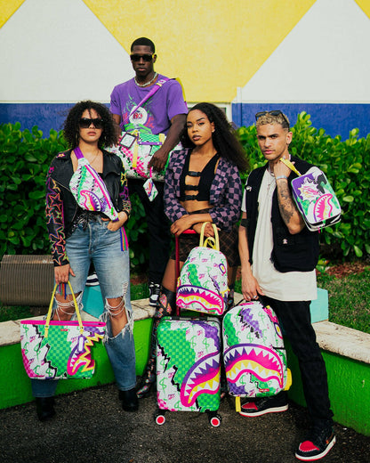 DREAMY TECHNICOLOR SHARKNAUTICS HARDSHELL CARRY-ON LUGGAGE | Sprayground Clearance