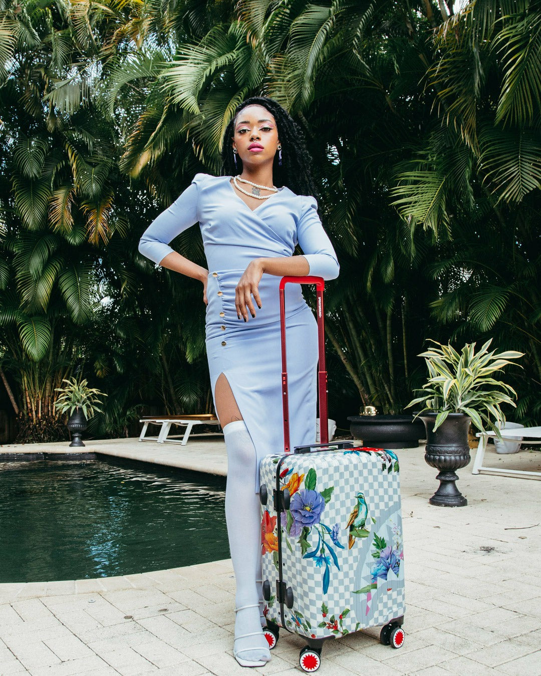 JARDIN DU PALAIS SHARKNAUTICS HARDSHELL CARRY-ON LUGGAGE | Sprayground Clearance