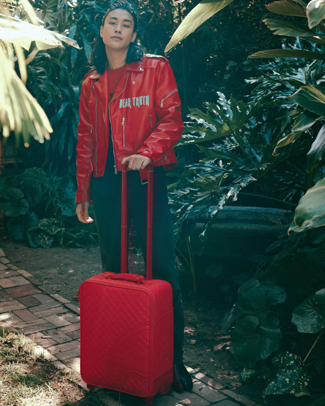 RED RIVIERA JETSETTER CARRY-ON LUGGAGE | Sprayground US