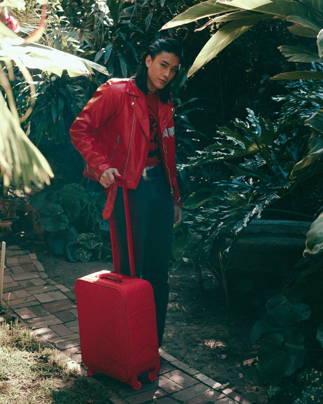 RED RIVIERA JETSETTER CARRY-ON LUGGAGE | Sprayground US