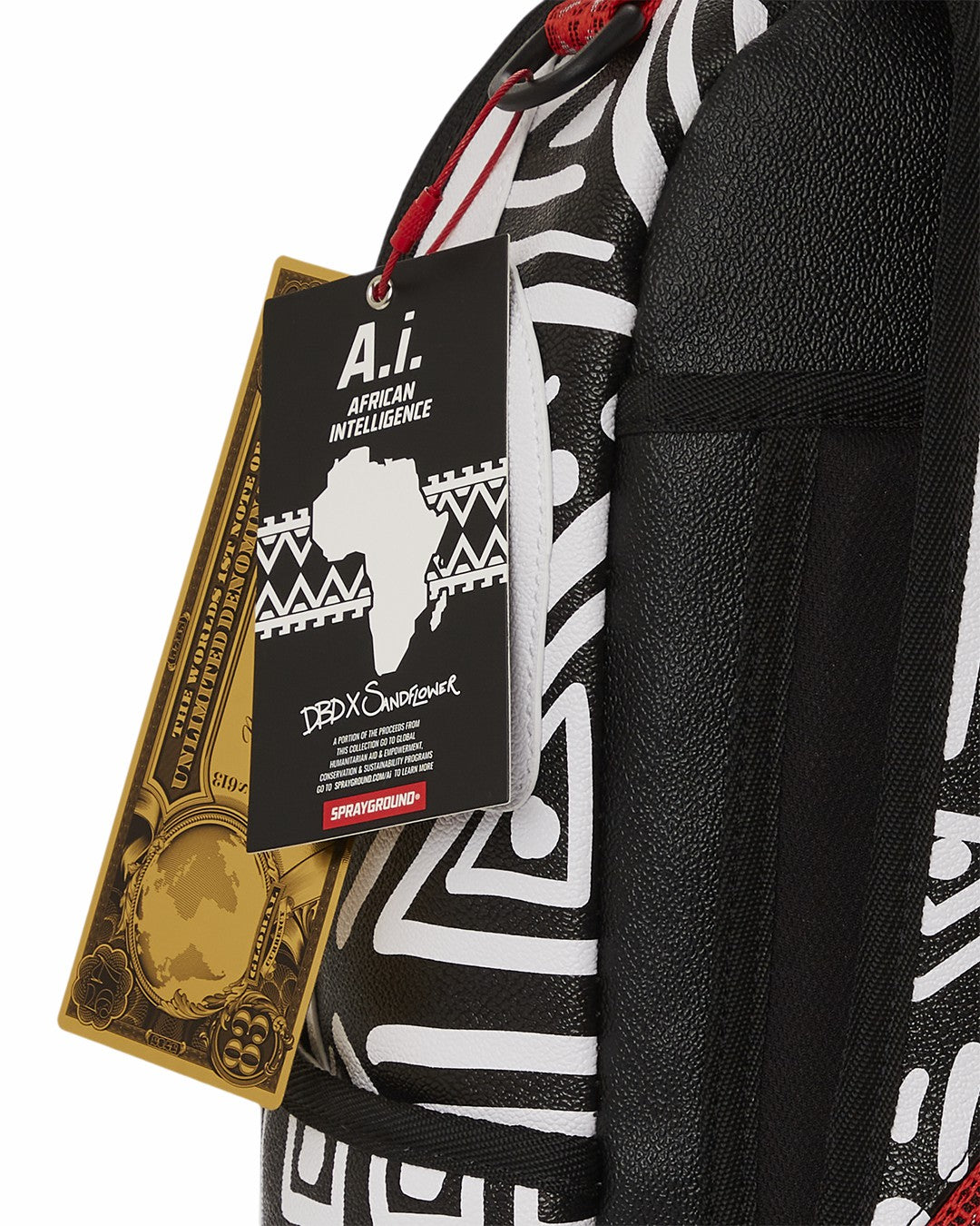 A.I.8 AFRICAN INTELLIGENCE - ORIGIN STORY BACKPACK (DLXV) | Sprayground Clearance