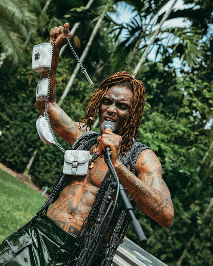 A.I.8 AFRICAN INTELLIGENCE BOOKED & BUSY CHARM WAISTBELT | Sprayground Online