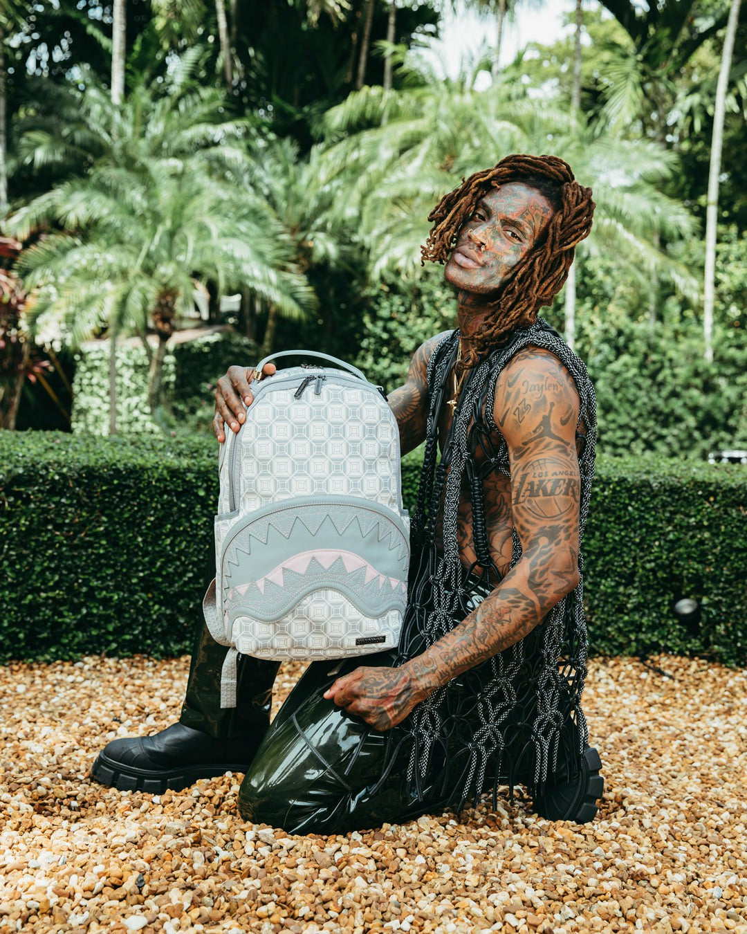 A.I.8 AFRICAN INTELLIGENCE BOOKED & BUSY BACKPACK | Sprayground sale