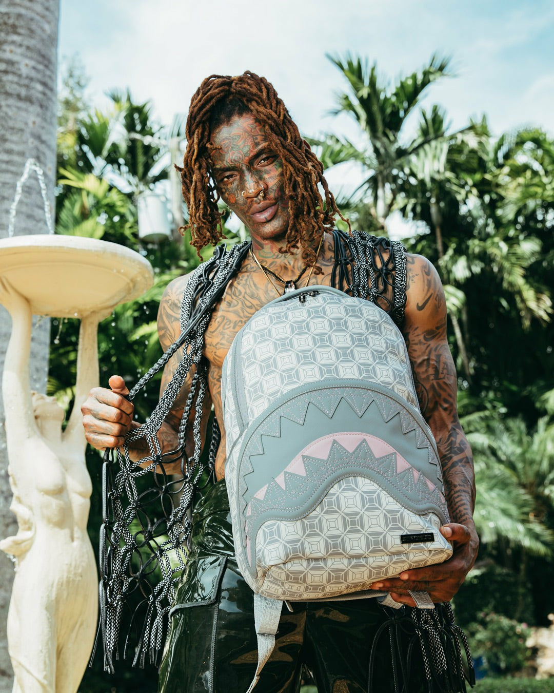 A.I.8 AFRICAN INTELLIGENCE BOOKED & BUSY BACKPACK | Sprayground sale