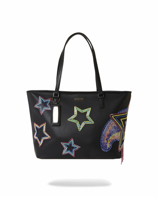 STAR RACER A.I.7 SANDFLOWER COLLAB BEADED TOTE | Sprayground US