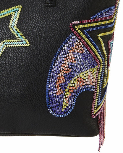 STAR RACER A.I.7 SANDFLOWER COLLAB BEADED TOTE | Sprayground US