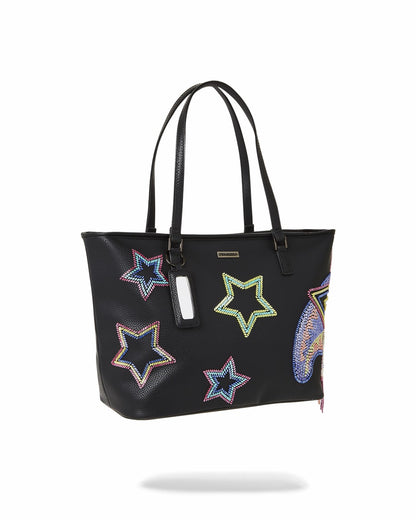 STAR RACER A.I.7 SANDFLOWER COLLAB BEADED TOTE | Sprayground US