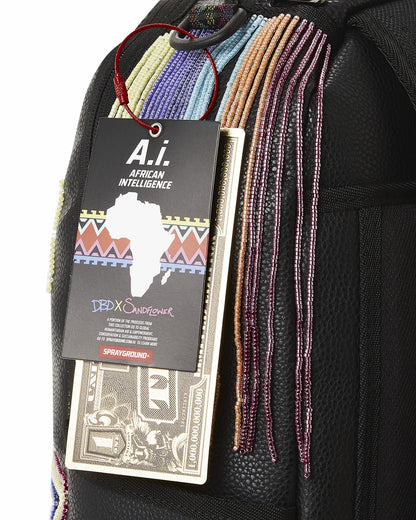 STAR RACER A.I.7 SANDFLOWER COLLAB BEADED BACKPACK | Sprayground Discount