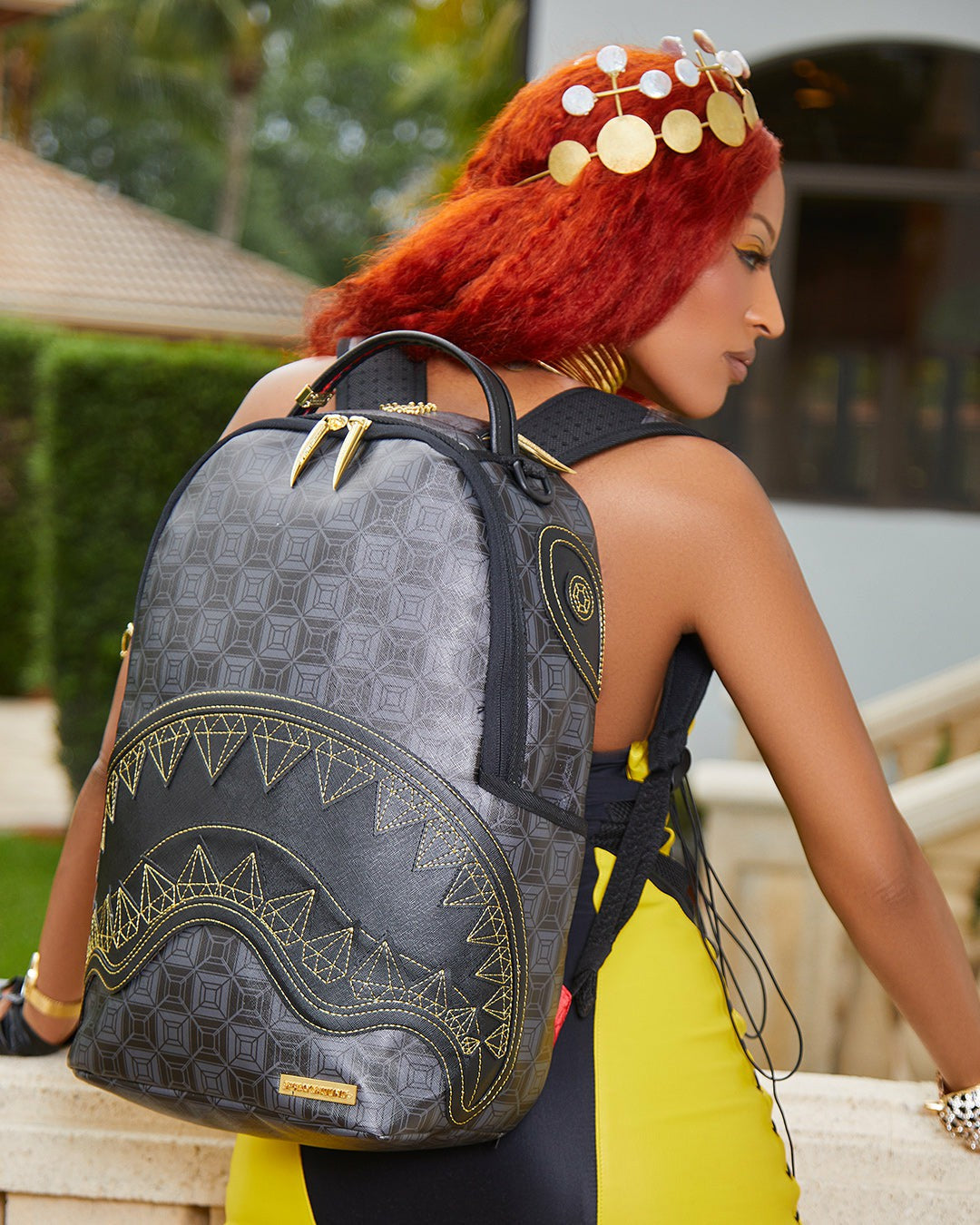 OBSIDIAN STUNNER A.i.6 SANDFLOWER COLLAB BACKPACK (DLXV) | Sprayground Discount