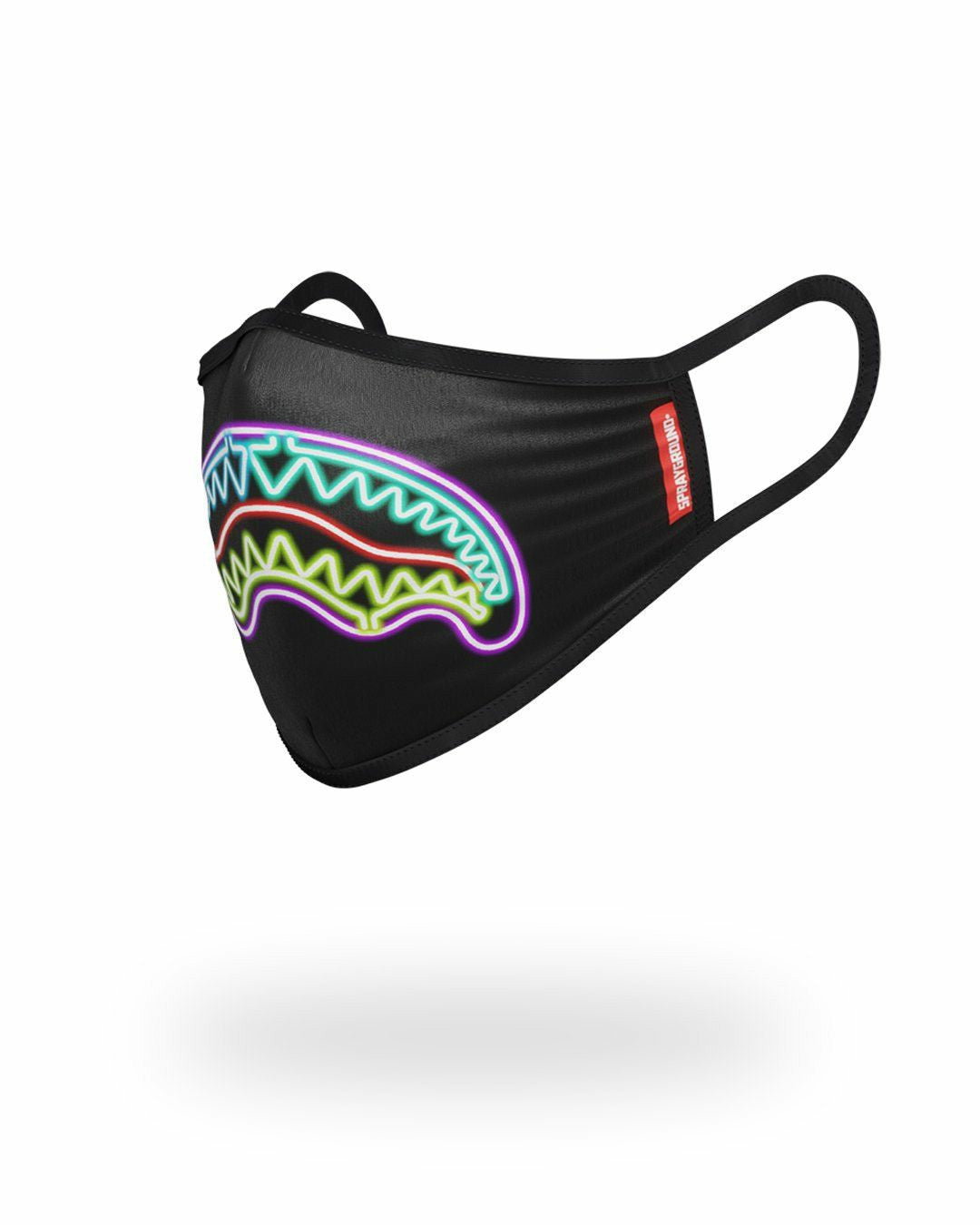 NEON SHARK FORM-FITTING MASK | Sprayground Online