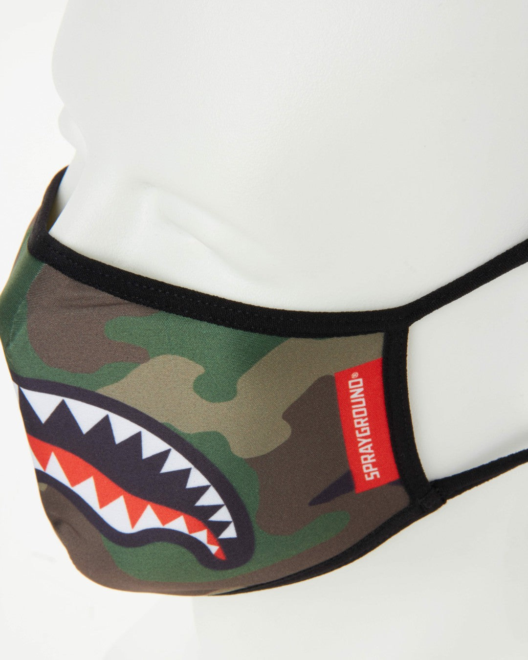 CAMO SHARKMOUTH FORM-FITTING MASK | Sprayground Near Me