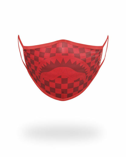 SHARKS IN PARIS (RED) FORM-FITTING MASK | Sprayground US