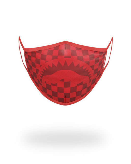 SHARKS IN PARIS (RED) FORM-FITTING MASK | Sprayground US