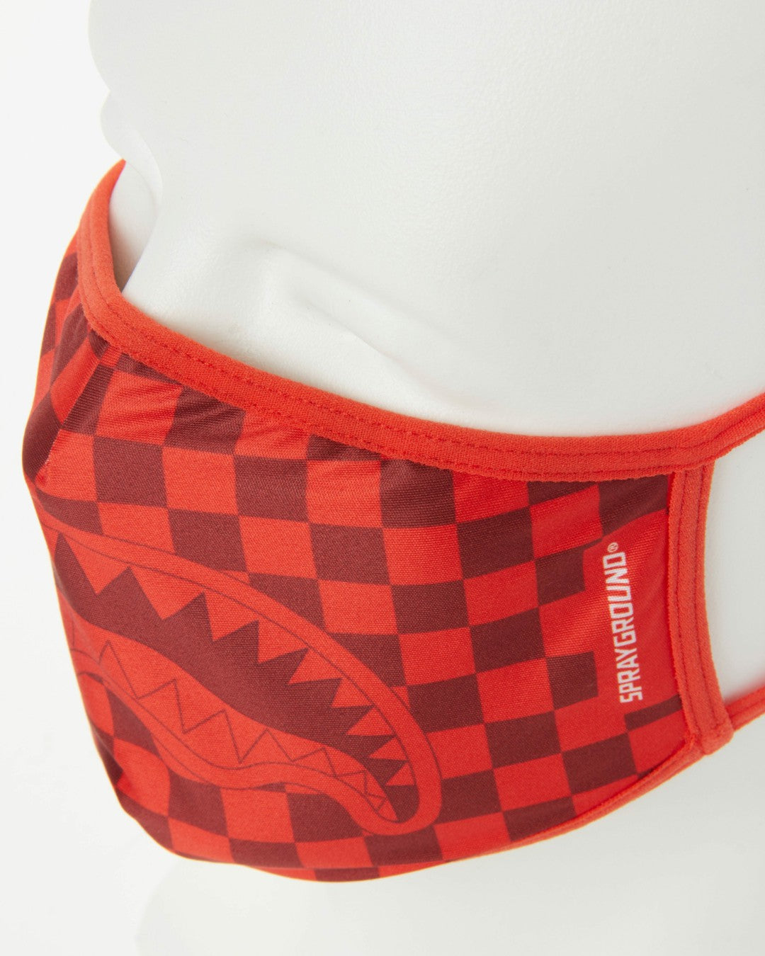 SHARKS IN PARIS (RED) FORM-FITTING MASK | Sprayground US