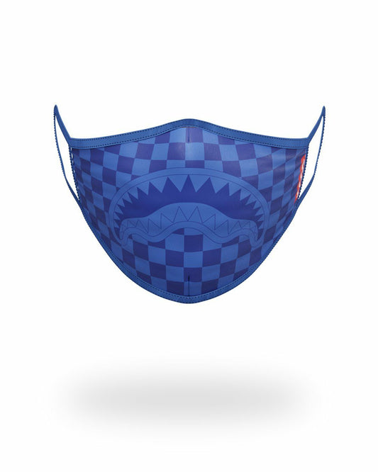 SHARKS IN PARIS (BLUE) FORM-FITTING MASK | Sprayground Discount
