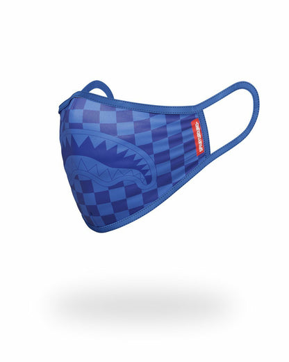 SHARKS IN PARIS (BLUE) FORM-FITTING MASK | Sprayground Discount