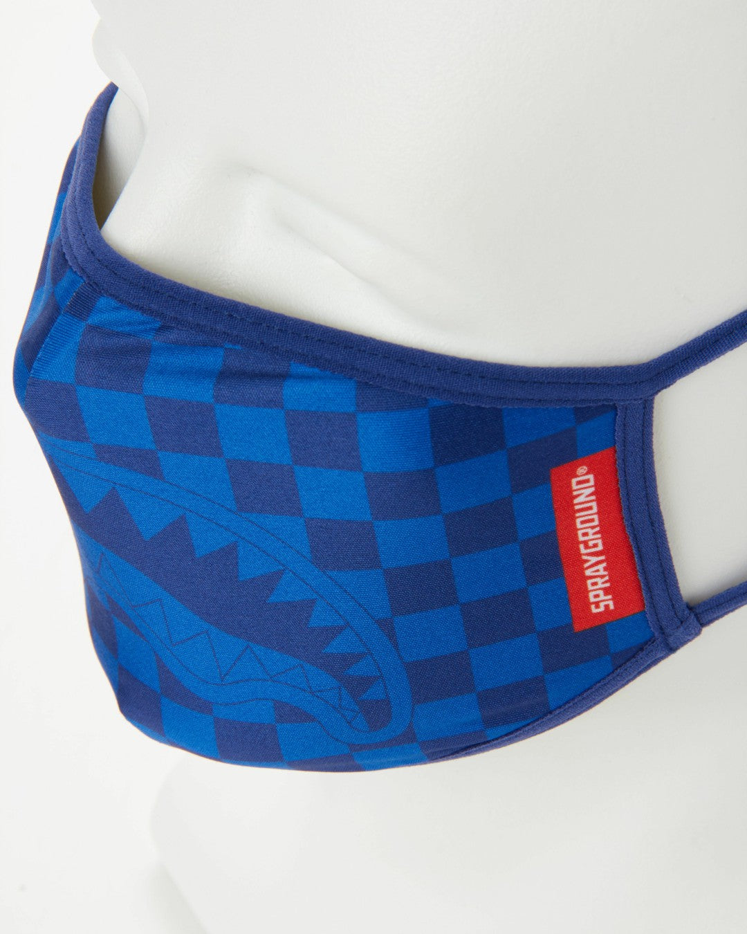 SHARKS IN PARIS (BLUE) FORM-FITTING MASK | Sprayground Discount