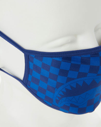 SHARKS IN PARIS (BLUE) FORM-FITTING MASK | Sprayground Discount