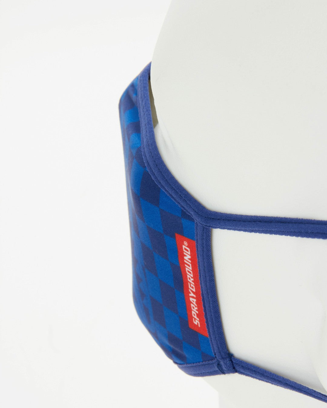 SHARKS IN PARIS (BLUE) FORM-FITTING MASK | Sprayground Discount