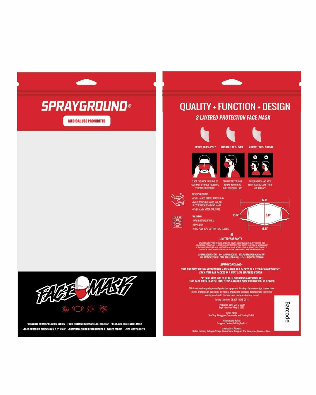 3AM SHARK FORM-FITTING MASK | Sprayground Near Me