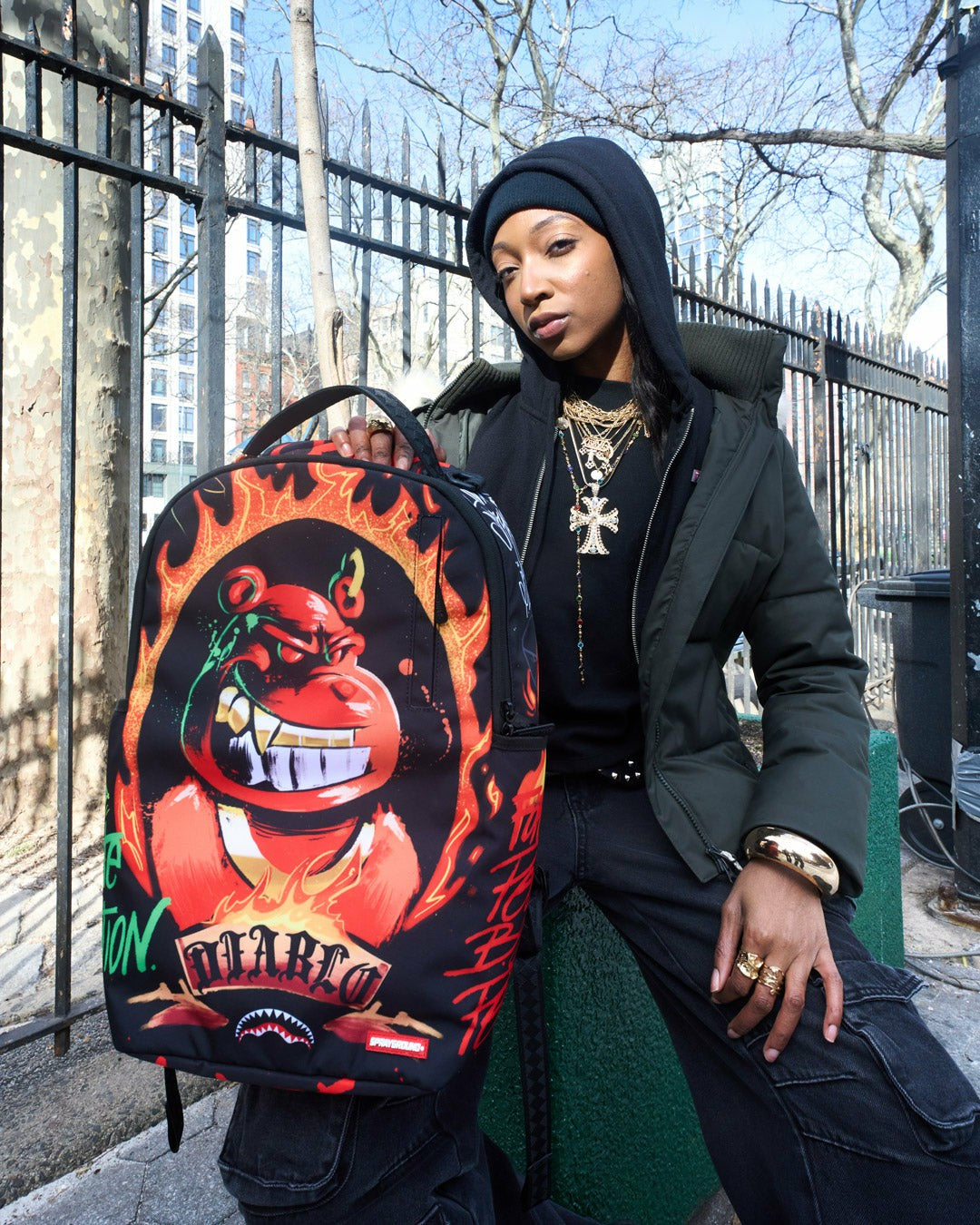DIABLO BILLION BURNIN BACKPACK | Sprayground Clearance