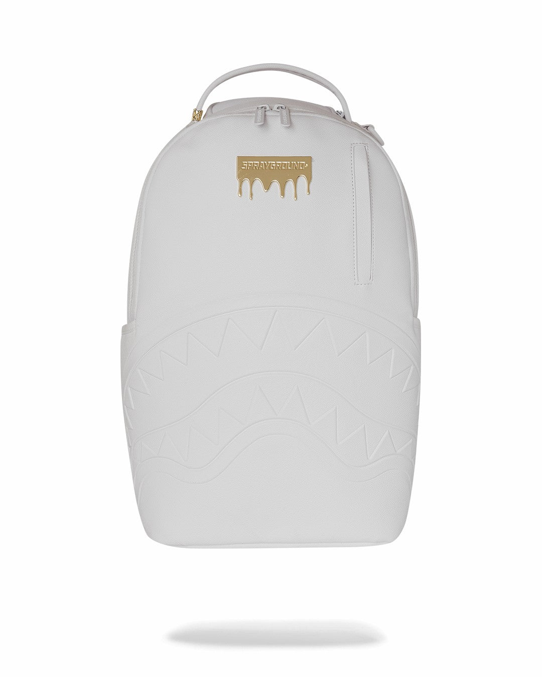 GOLD BRICK LUXE WHITE BACKPACK | Sprayground for sale