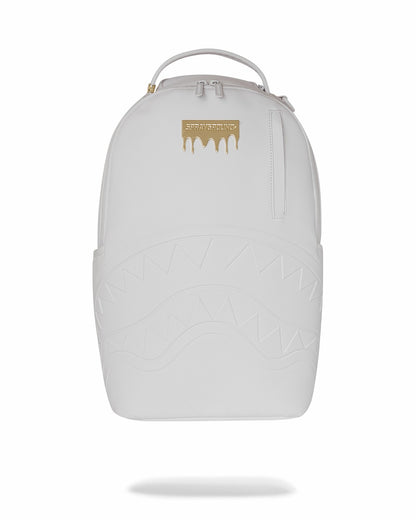 GOLD BRICK LUXE WHITE BACKPACK | Sprayground for sale