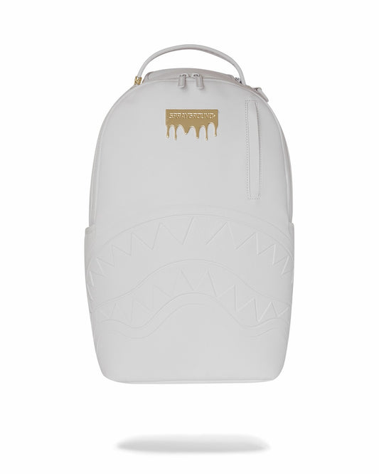 GOLD BRICK LUXE WHITE BACKPACK | Sprayground for sale